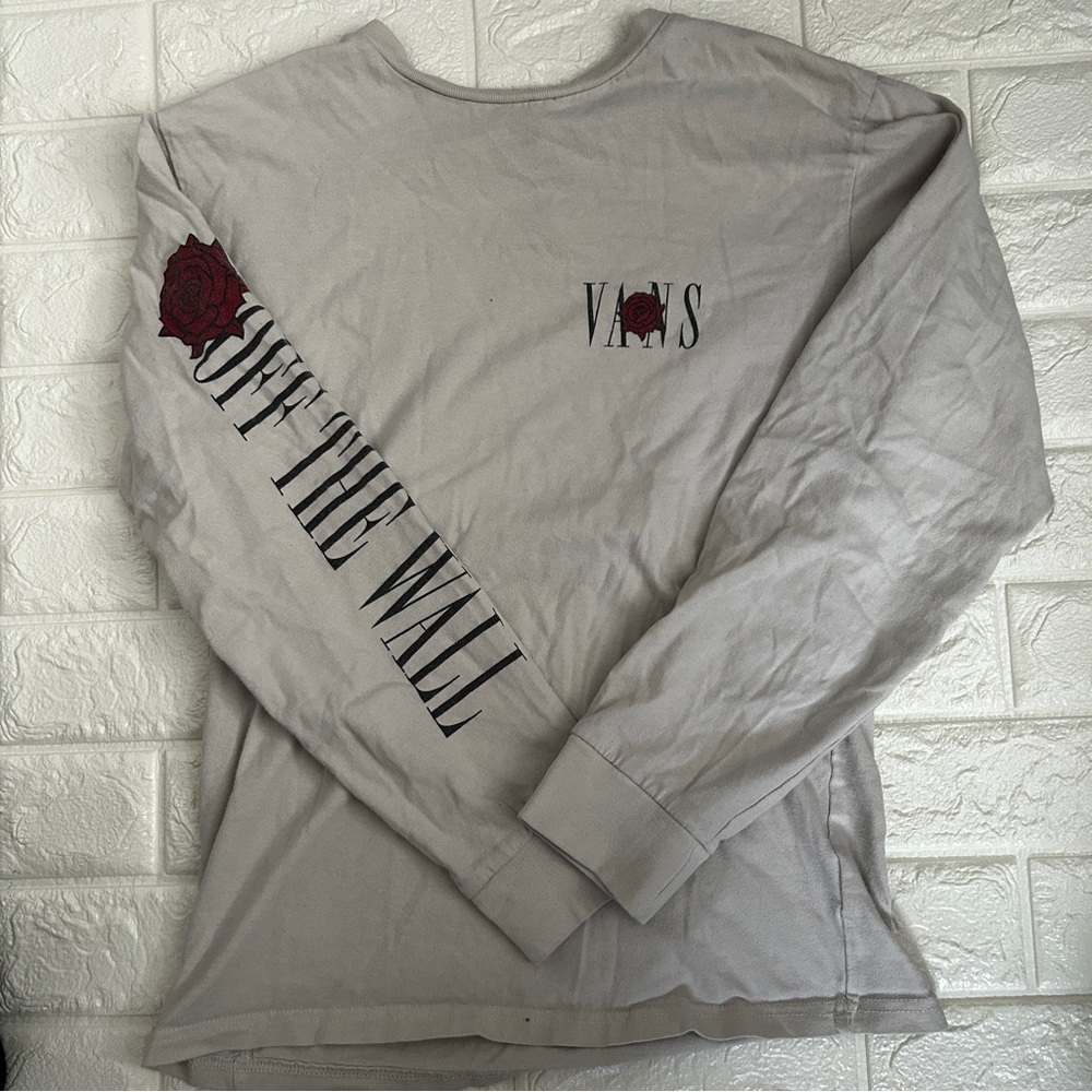 Vans Off The Wall Rose Long Sleeve Shirt